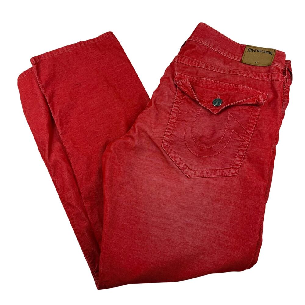 True Religion Ricky Relaxed Straight Jeans Size 40